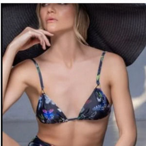 NWT Christian Lacroix Butterfly Bikini Top Swiminista Medium